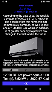 Air conditioner or Heat pump Captura de pantalla