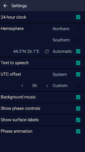 Screenshot of Moon Phases