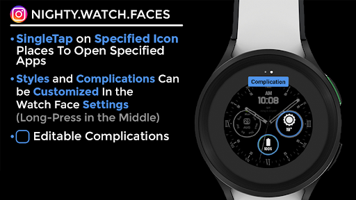 Adria Night - watch face