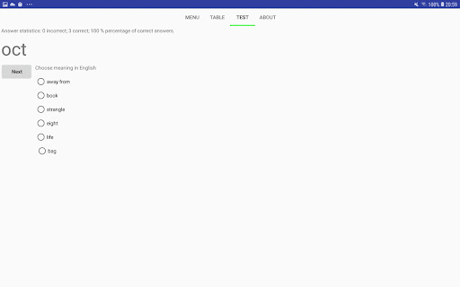 Greek and Latin roots finder Screenshot