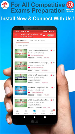 Azad JPSC Academy Screen 2