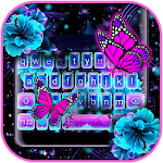 Cover Image of Download Neon Butterfly 2 Theme  APK