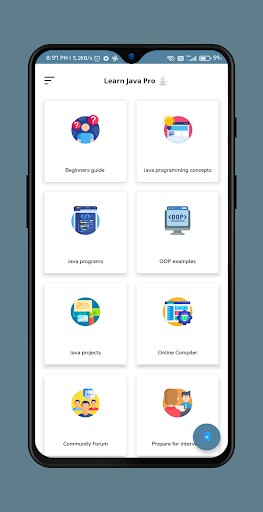 Android application Java Pro: Quick Learn screenshort