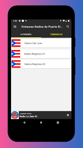 Android application Puerto Rico Radio Stations App screenshort