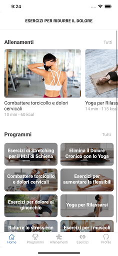 Anteprima dell'app