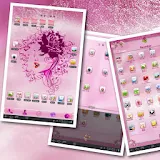 Pink Roses Theme for TABLETs icon