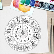 Zodiac Sign - Coloring Book