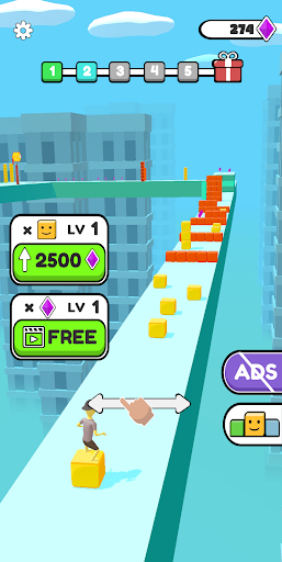 Android application Cube Racer screenshort