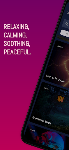 Android application Reflect - Calming Sleep Sounds screenshort