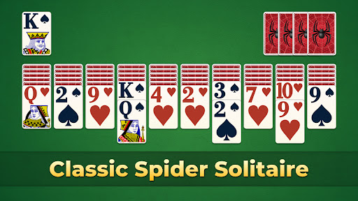Spider Solitaire Classic Games screenshot 1