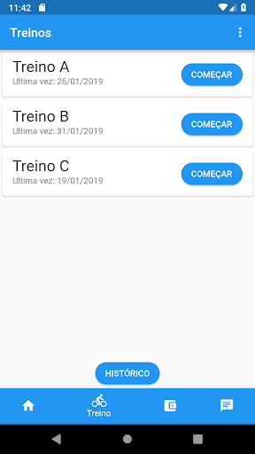 Android application Mel Fitness screenshort