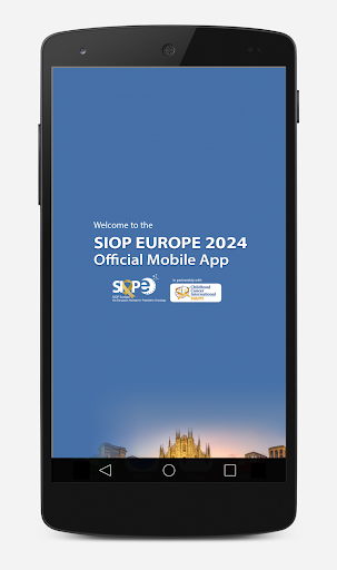 Android application SIOP Europe 2024 screenshort