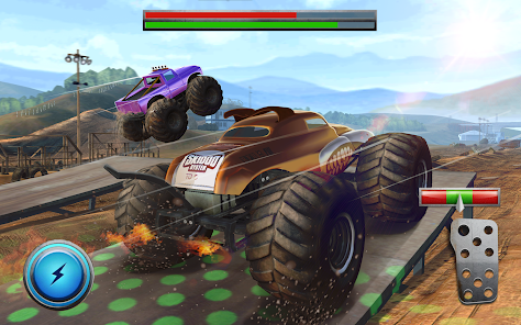 Corrida de carros Monster Truck para 2 jogadores em COQUINHOS