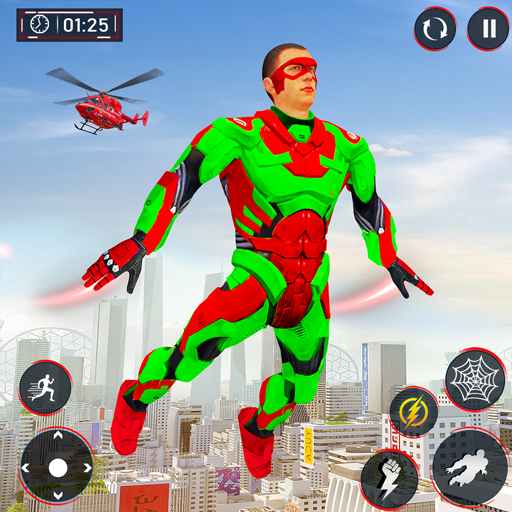 Flying Superhero Spider Games 1.48 Icon