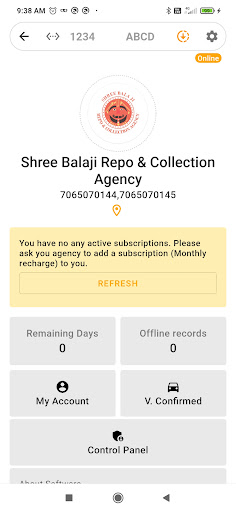 Shree Balaji Repo & Collection Screen 3