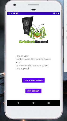 Android application CricketBoard screenshort