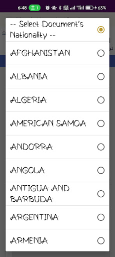 Oman Visa Check - Visa Apply Screen 2