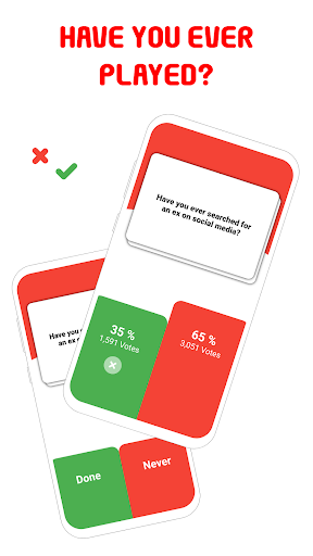 Android application Never Done : Test Your Limits screenshort