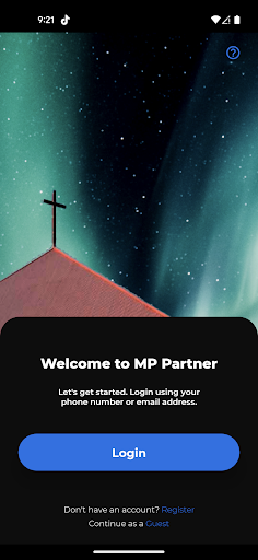 Android application PP Partner screenshort