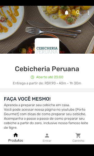 Porto Gourmet Screen 2