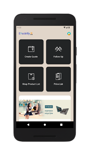 Android application Digitalelectrify screenshort