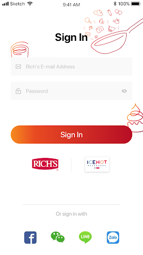 Android application Rich’s Recipes screenshort