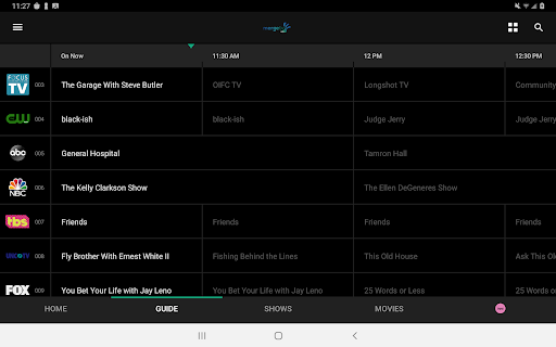 Screenshot of MergeTV