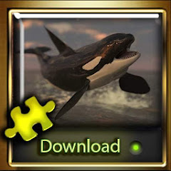 Killer Whales - Orca jigsaw pu icon