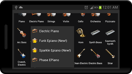Strings and Piano Keyboard apkpoly screenshots 9