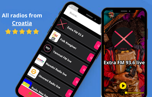 Android application Extra FM 93.6 Zagreb Centar screenshort