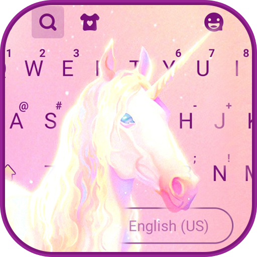 تم صفحه کليد Dreamy Unicorn دانلود در ویندوز