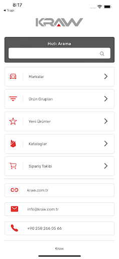 Android application KRAW screenshort