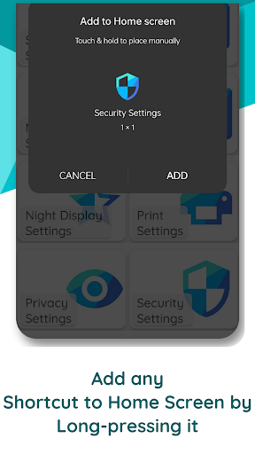 Settings shortcuts Swift apt