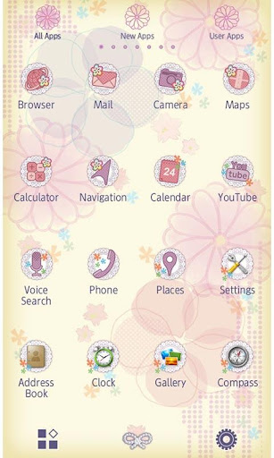 Cute Wallpaper Kimono Flower Screen 2