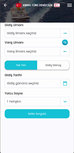 Kıbrıs Deniz e-Ticket Screen 2