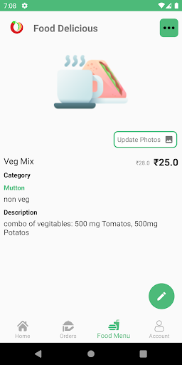 Foodsy India Seller Screen 3