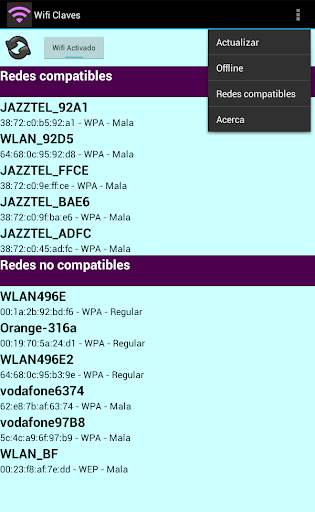 Wifi Claves Screen 2