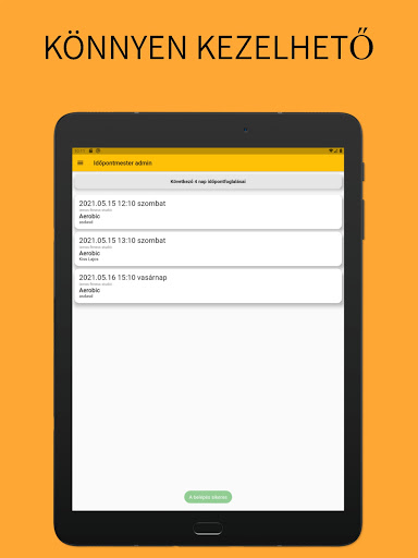 Idopontmester admin Screenshot 4 - AppWisp.com