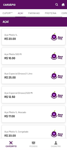 Açaí Boca Roxa Screen 2