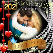 Valentine Photo Frame 2021 - Love Photo Frames