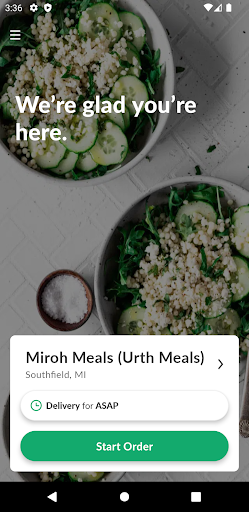 Miroh Meals Screen 2