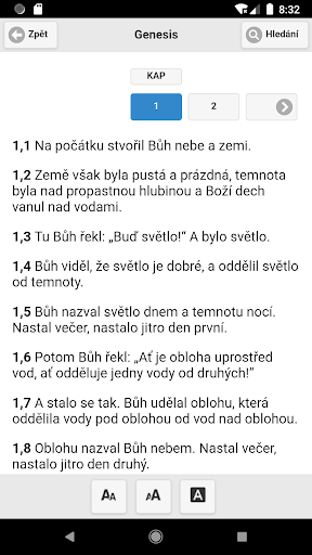 Bible, Český liturgický překla Screen 2