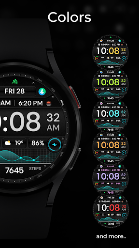 TVV Sport 7 Digital Watch Face screenshot 2