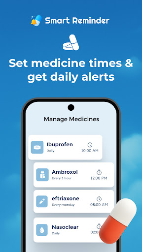 Smart Reminder: Track Medicine Screenshot 3 - AppWisp.com