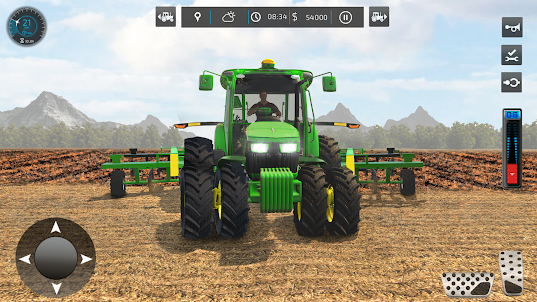 Traktor-Sim für echtes Fahren