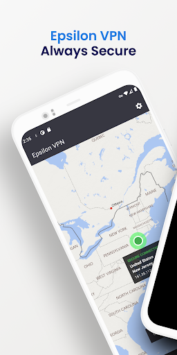 Android application Epsilon VPN screenshort