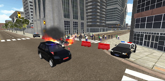 Simulator Mobil Polisi 3d