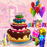 Make Happy Birthday Cake - Girls Games icon