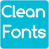 Clean Fonts for FlipFont