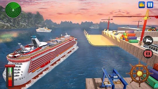 Real Cruise Ship Driving Simul MOD (Unlimited Money) 3